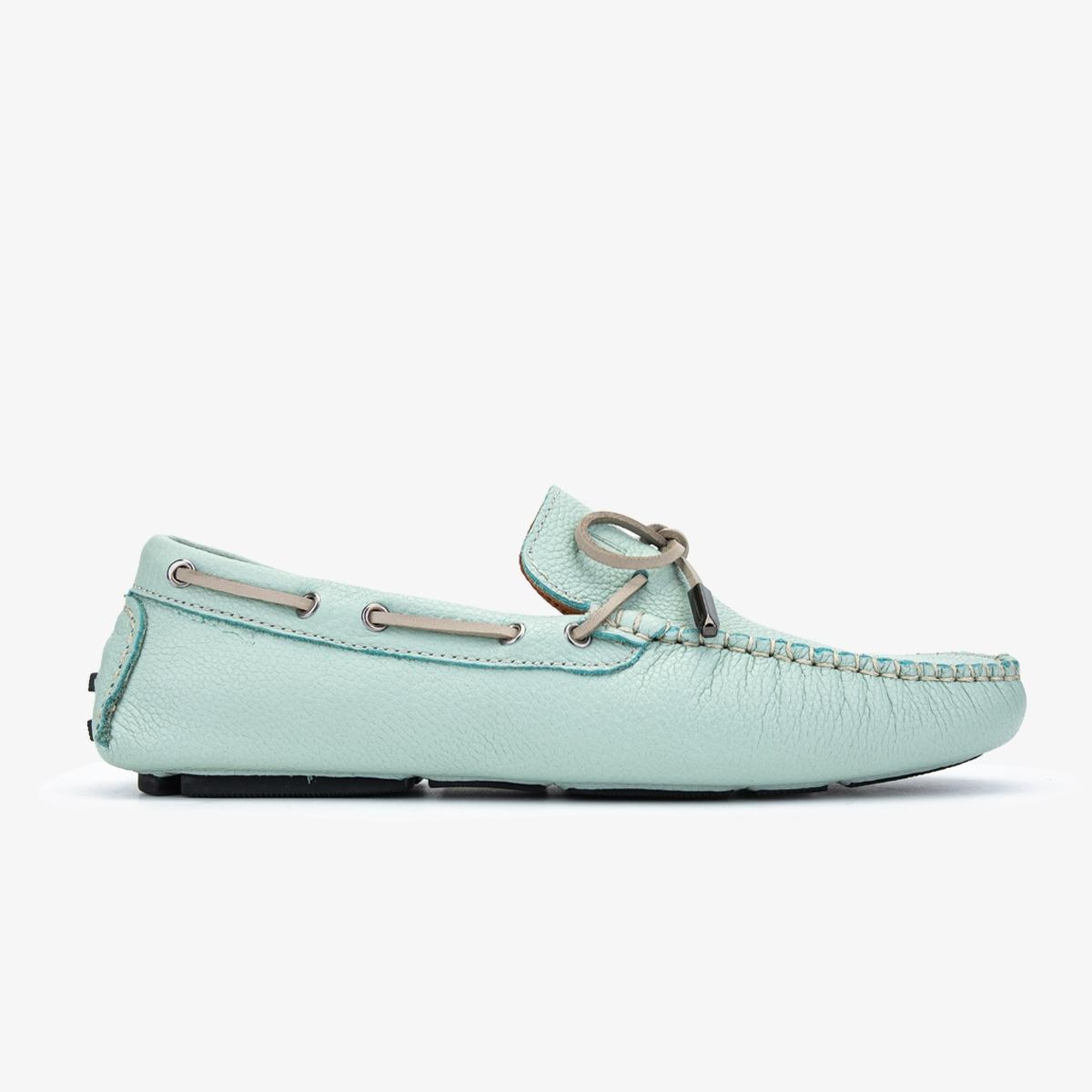 Valmenti Veronique Erkek Turkuaz Hakiki Deri Loafer Ayakkabı