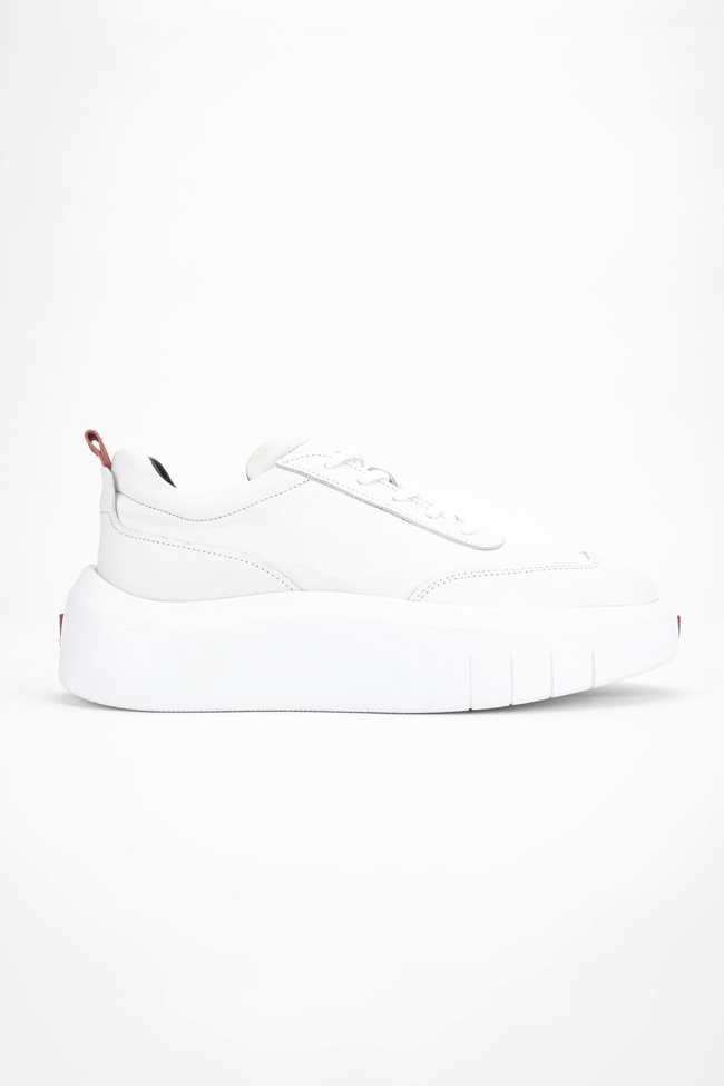  Valmenti Carla Erkek Beyaz Hakiki Deri Sneakers & Spor Ayakkabı