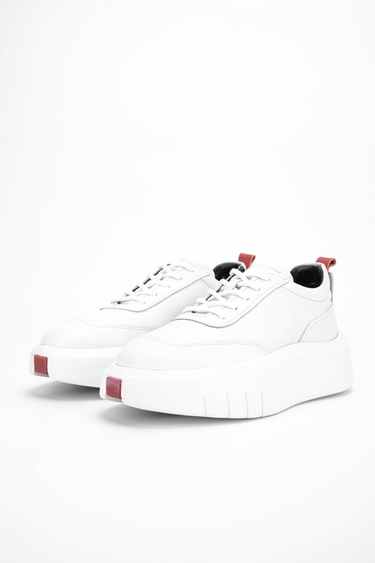  Valmenti Carla Erkek Beyaz Hakiki Deri Sneakers & Spor Ayakkabı