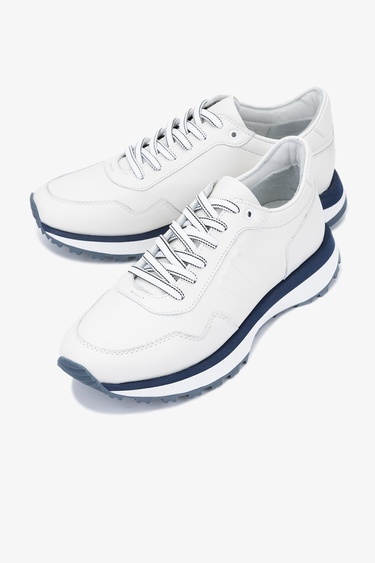  Valmenti Noa Erkek Beyaz Hakiki Deri Sneakers & Spor Ayakkabı