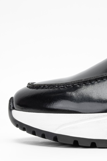  Valmenti Runo Erkek Siyah Açma Hakiki Deri Loafer Ayakkabı