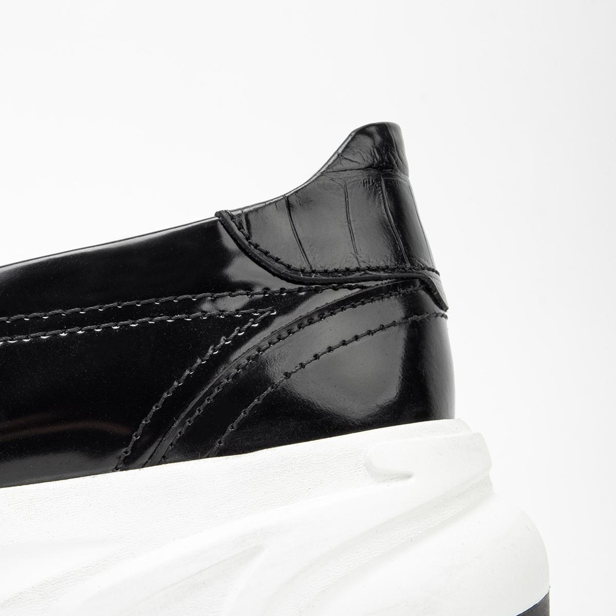 Valmenti Runo Erkek Siyah Açma Hakiki Deri Loafer Ayakkabı