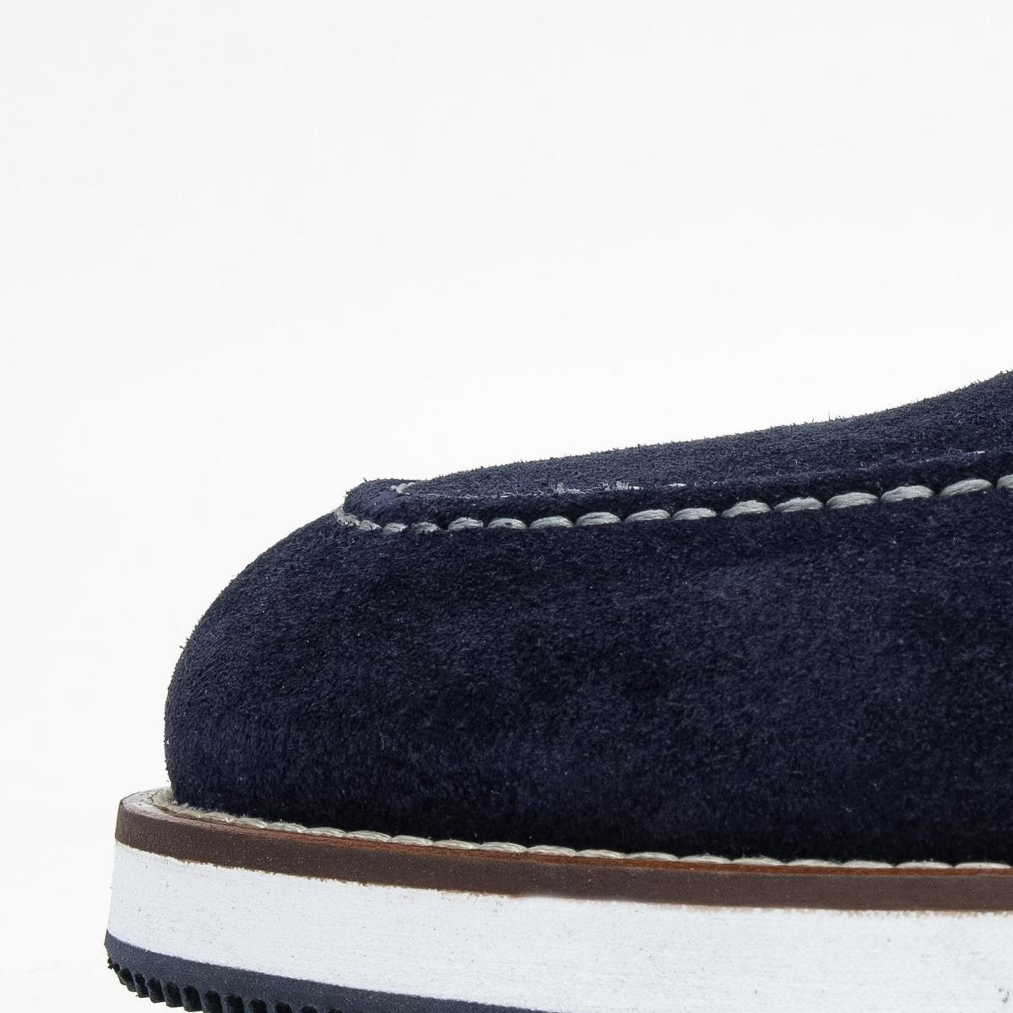 Valmenti Muradimo Erkek Lacivert Süet Hakiki Deri Loafer Ayakkabı