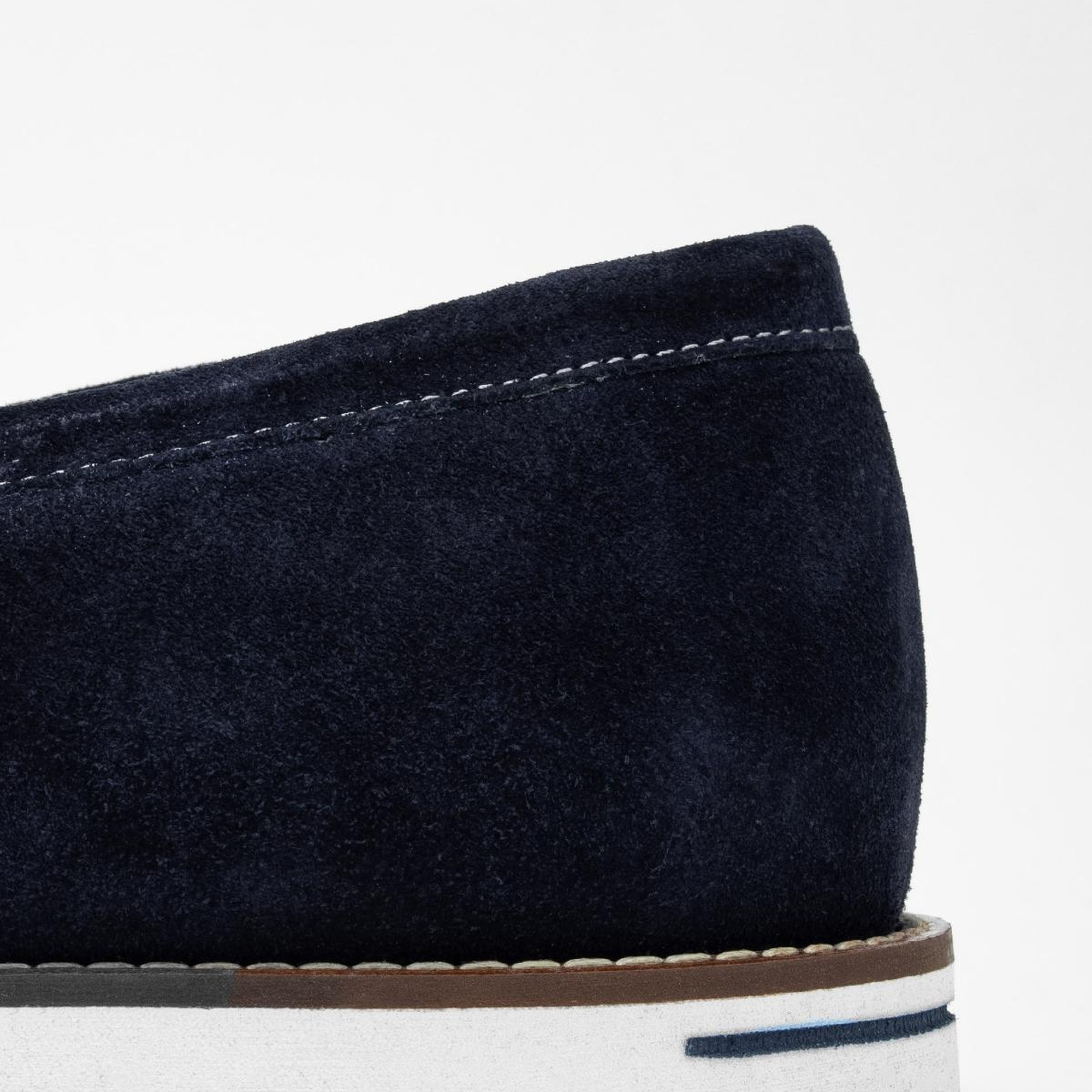 Valmenti Muradimo Erkek Lacivert Süet Hakiki Deri Loafer Ayakkabı