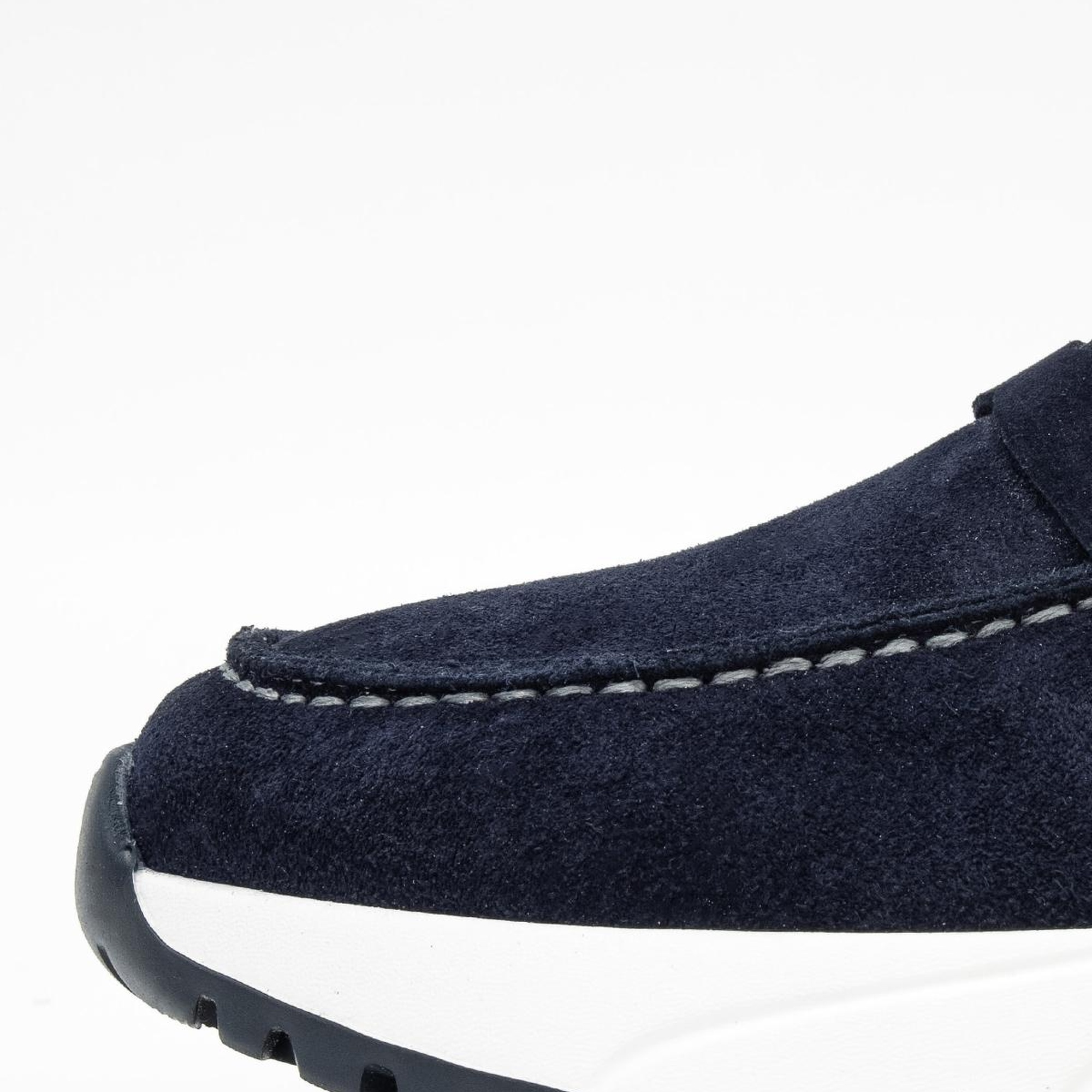 Valmenti Runo Erkek Lacivert Süet Hakiki Deri Loafer Ayakkabı