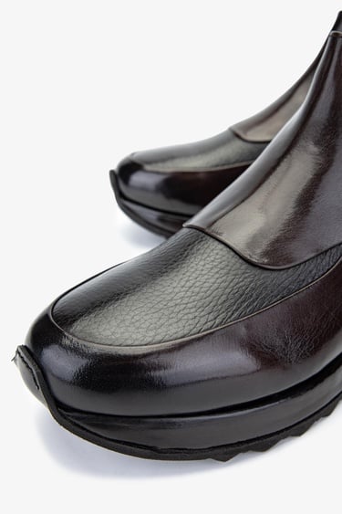  Valmenti Erkek Hakiki Deri Kahverengi Bot