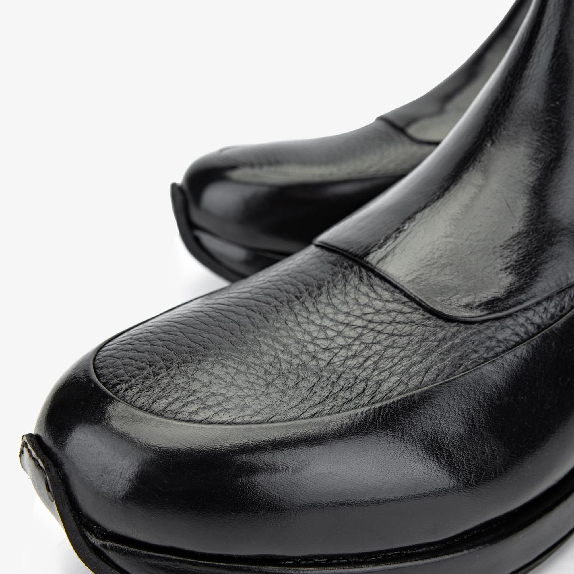 Valmenti Erkek Hakiki Deri Siyah Bot Ayakkabı