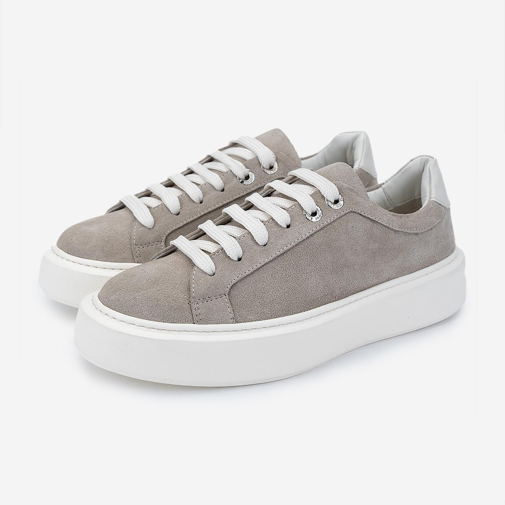 Valmenti Kadın Bej Süet Sneakers & Spor Ayakkabı