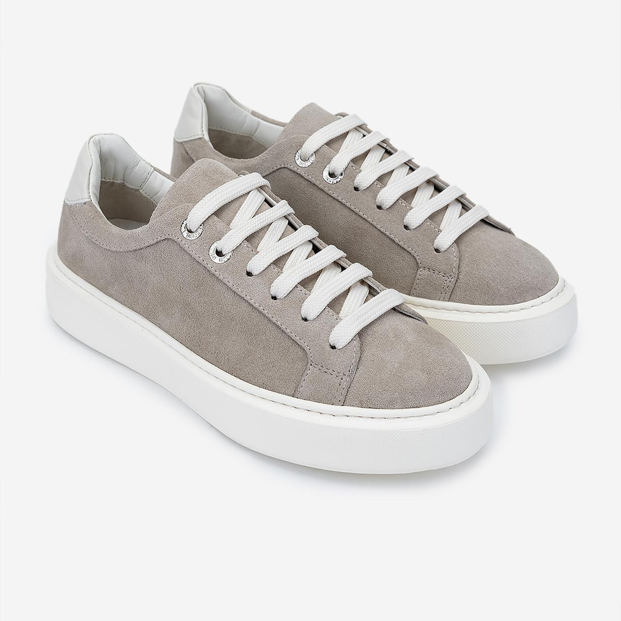 Valmenti Kadın Bej Süet Sneakers & Spor Ayakkabı