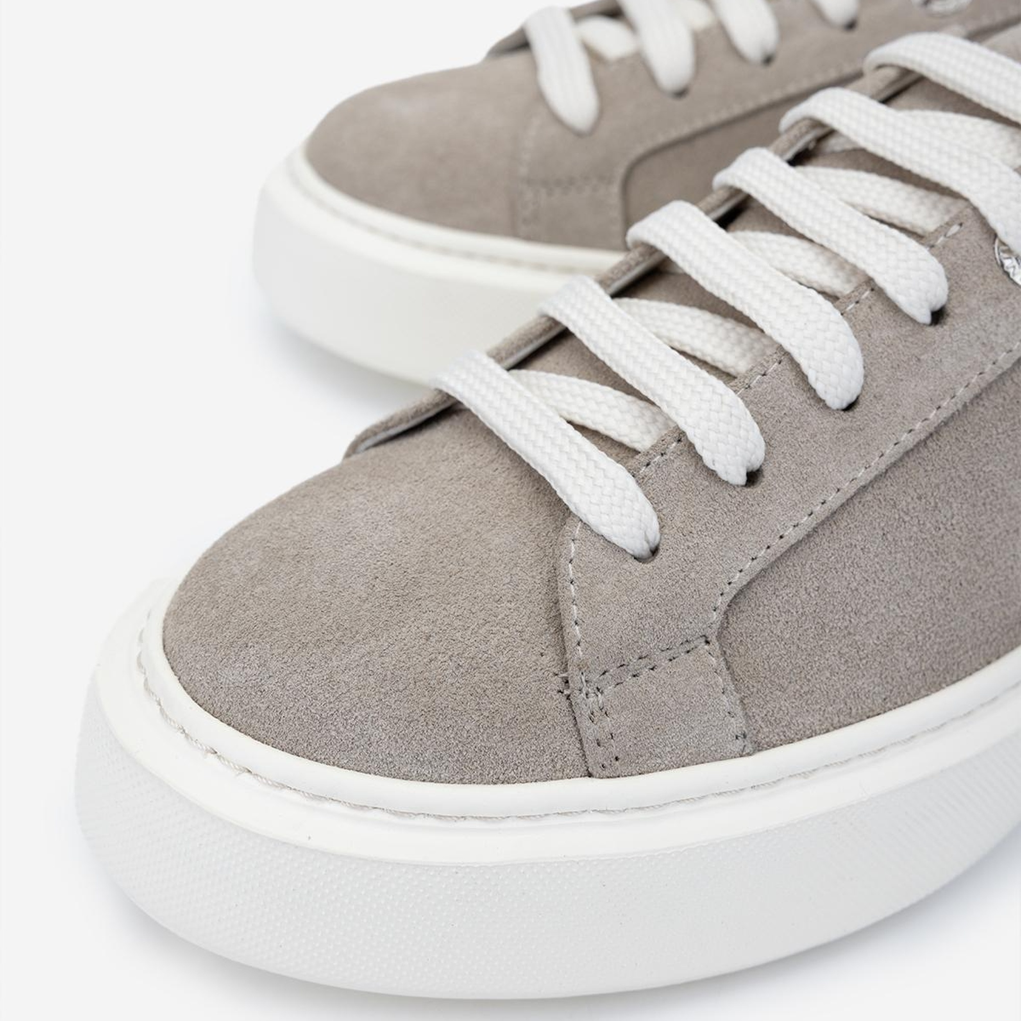 Valmenti Kadın Bej Süet Sneakers & Spor Ayakkabı