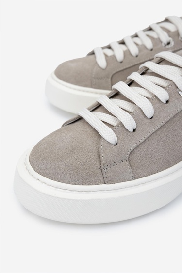  Valmenti Kadın Bej Süet Sneakers & Spor Ayakkabı