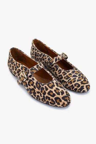  Valmenti Kadın Leopar Babet Ayakkabı