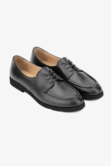  Valmenti Alanzo Kadın Siyah Hakiki Deri Casual Ayakkabı