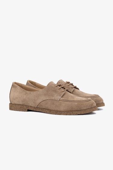  Valmenti Alanzo Kadın Taba Süet Hakiki Deri Casual Ayakkabı