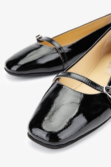  Valmenti Shine Kadın SIYAH KRSK RGN Hakiki Deri Babet