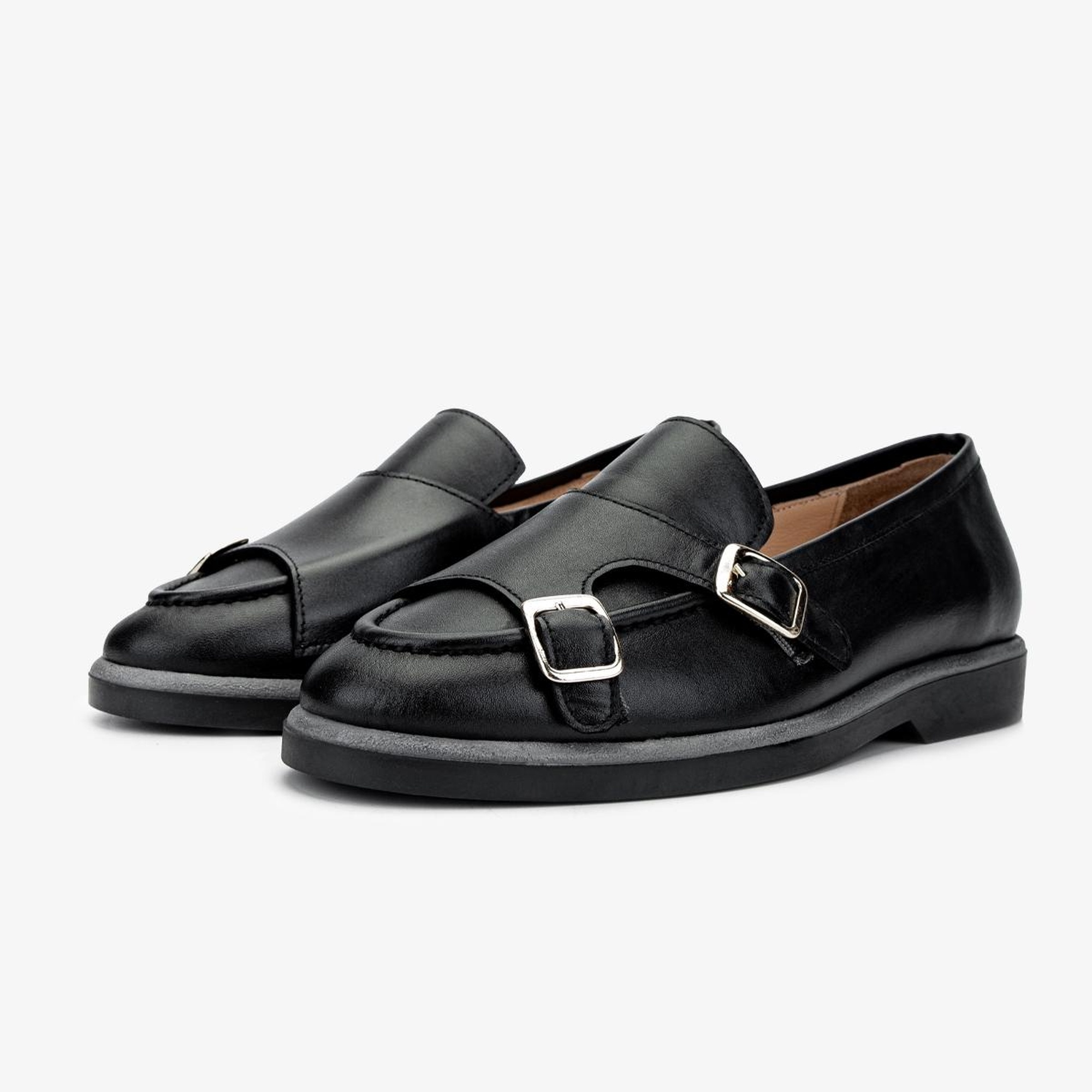 Valmenti Kadın Hakiki Deri Siyah Deri Casual Ayakkabı