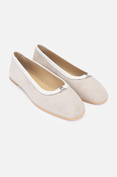  Valmenti Zayn Kadın Taş Süet Hakiki Deri Babet