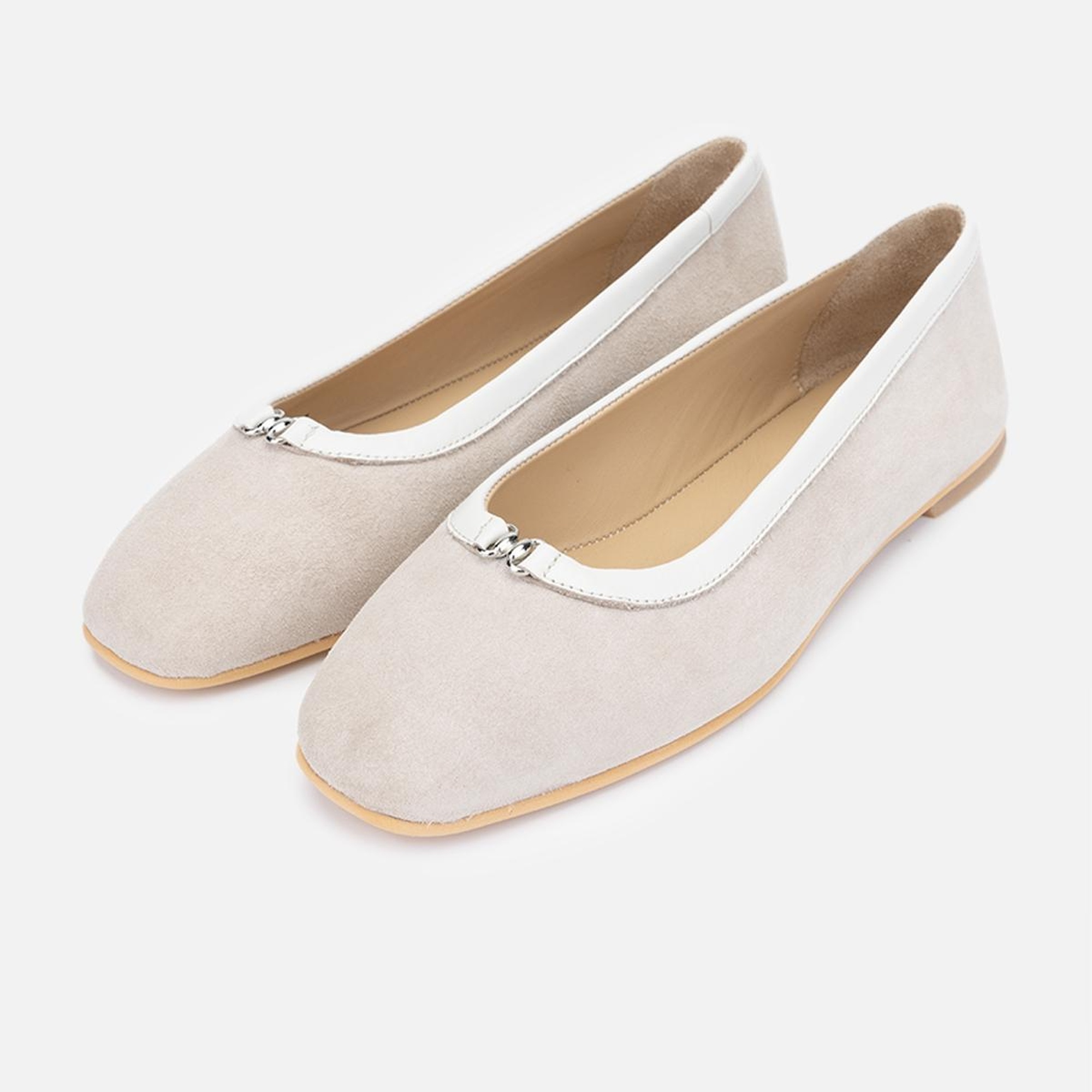 Valmenti Zayn Kadın Taş Süet Hakiki Deri Babet