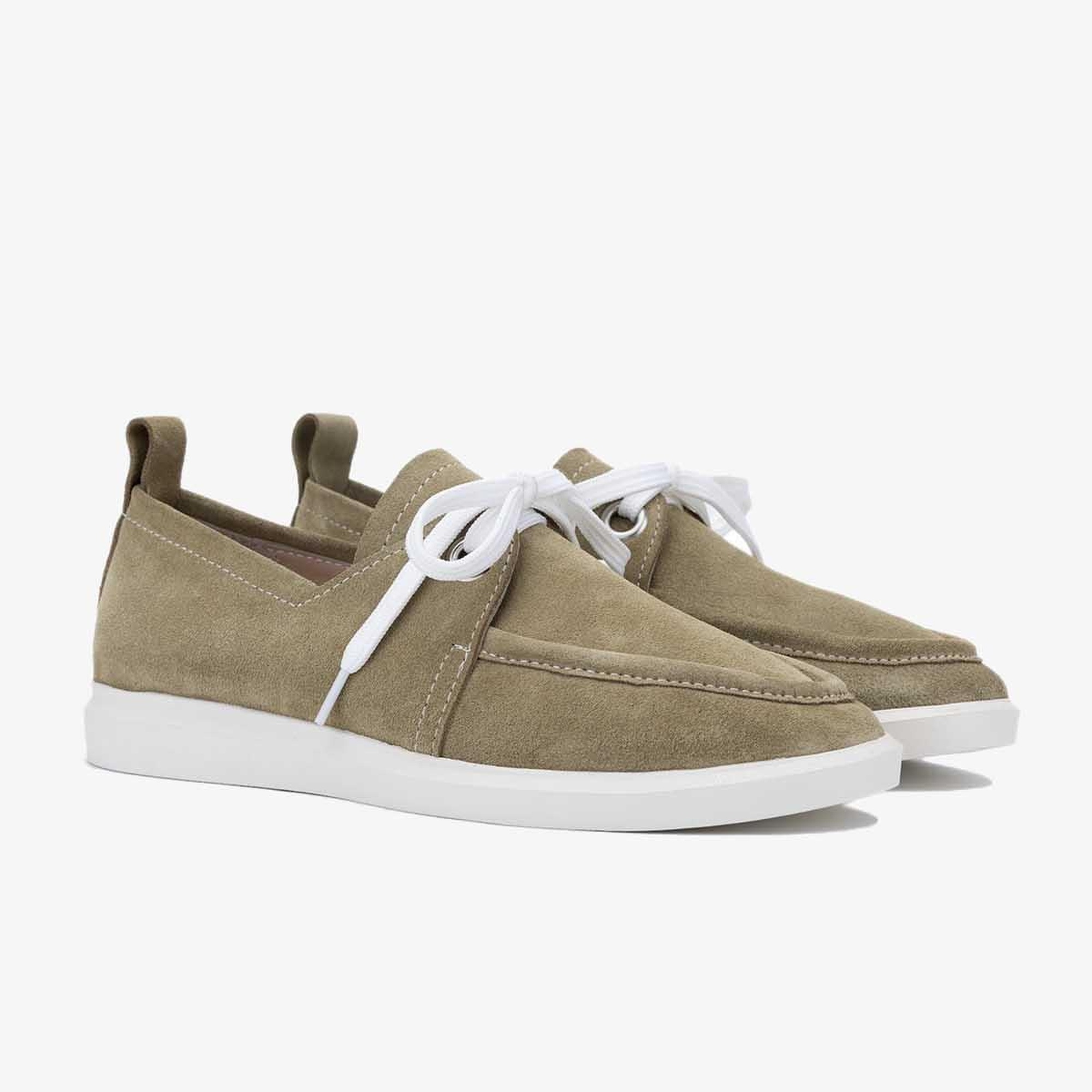 Valmenti Gireldo Kadın Haki Süet Hakiki Deri Casual Ayakkabı