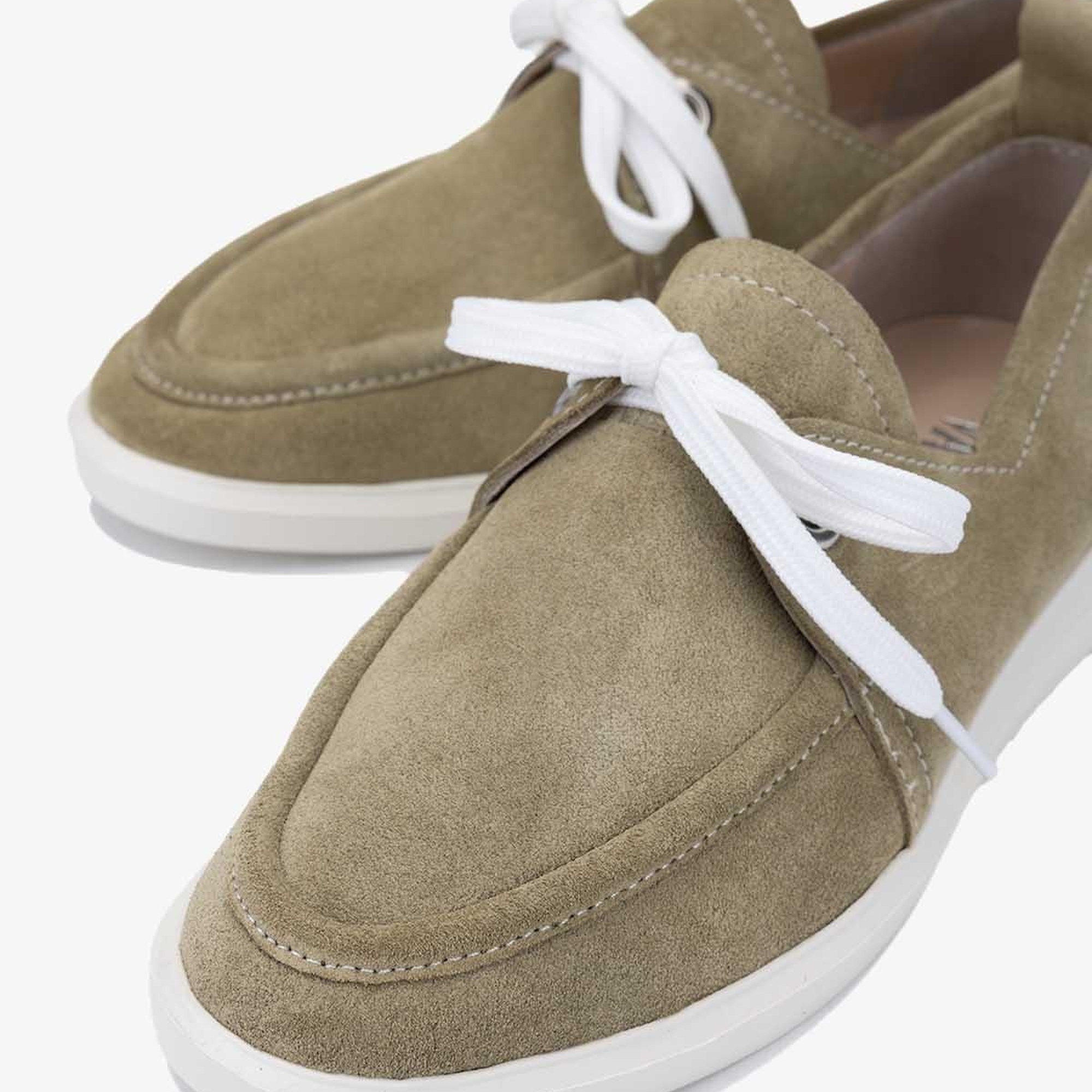 Valmenti Gireldo Kadın Haki Süet Hakiki Deri Casual Ayakkabı