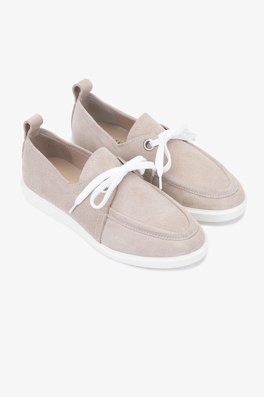  Valmenti Gireldo Kadın Nude Hakiki Deri Casual Ayakkabı