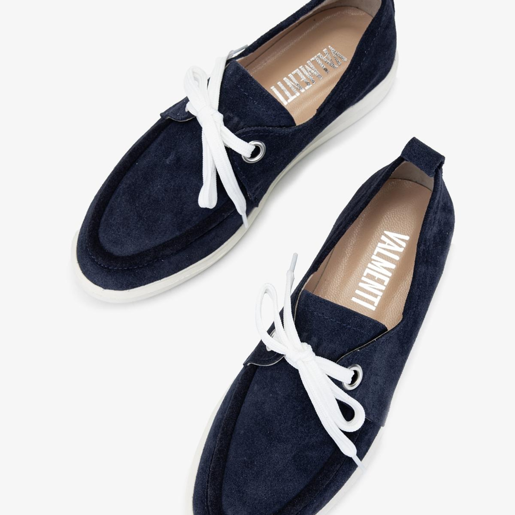 Valmenti Gireldo Kadın Lacivert Süet Hakiki Deri Casual Ayakkabı