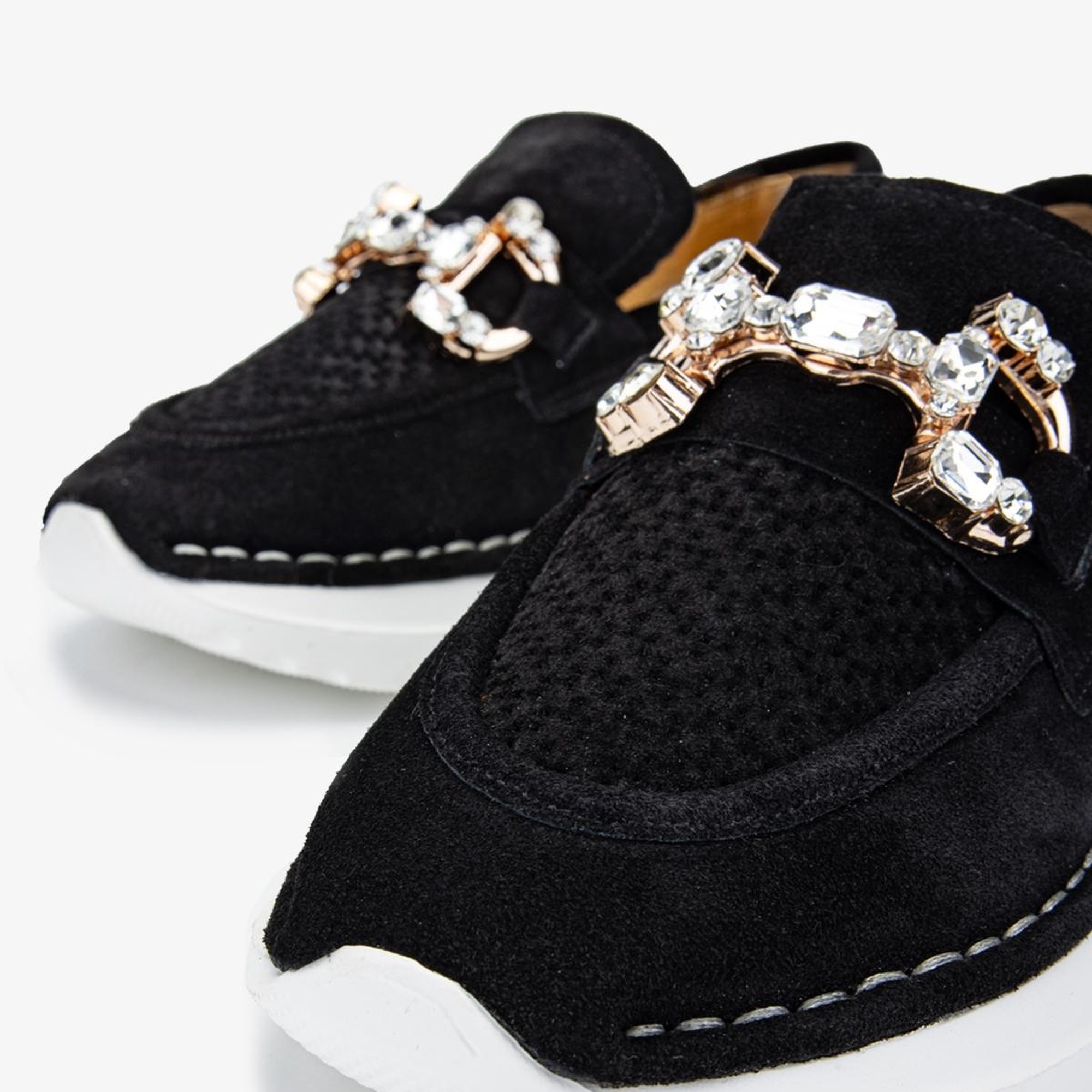 Valmenti Misty Kadın Siyah Süet Hakiki Deri Casual Ayakkabı