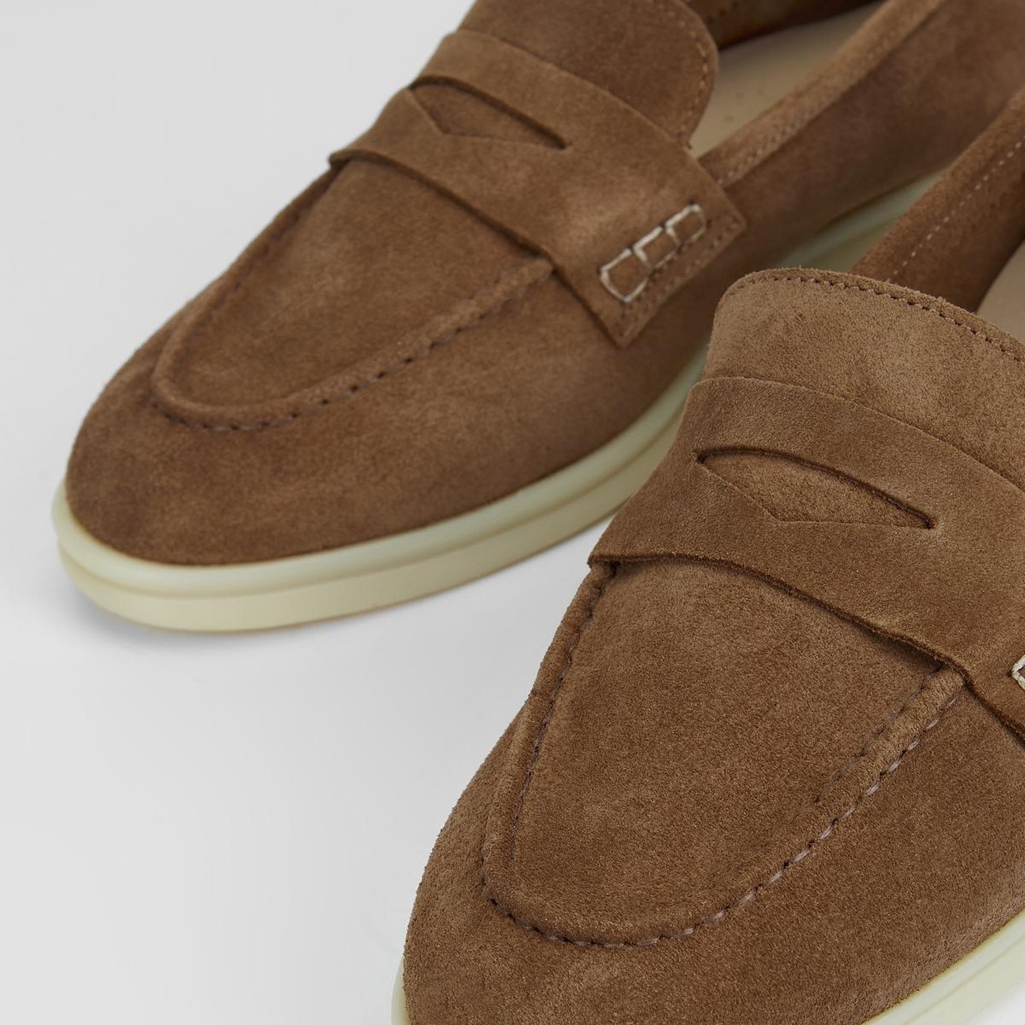 Valmenti Bruna Kadın Tütün Süet Hakiki Deri Loafer Ayakkabı