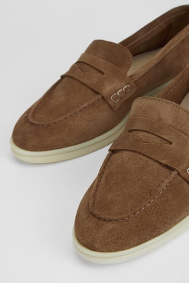  Valmenti Bruna Kadın Tütün Süet Hakiki Deri Loafer Ayakkabı