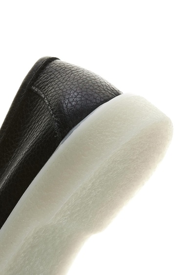  Valmenti Aline Kadın Siyah Floter Hakiki Deri Loafer Ayakkabı