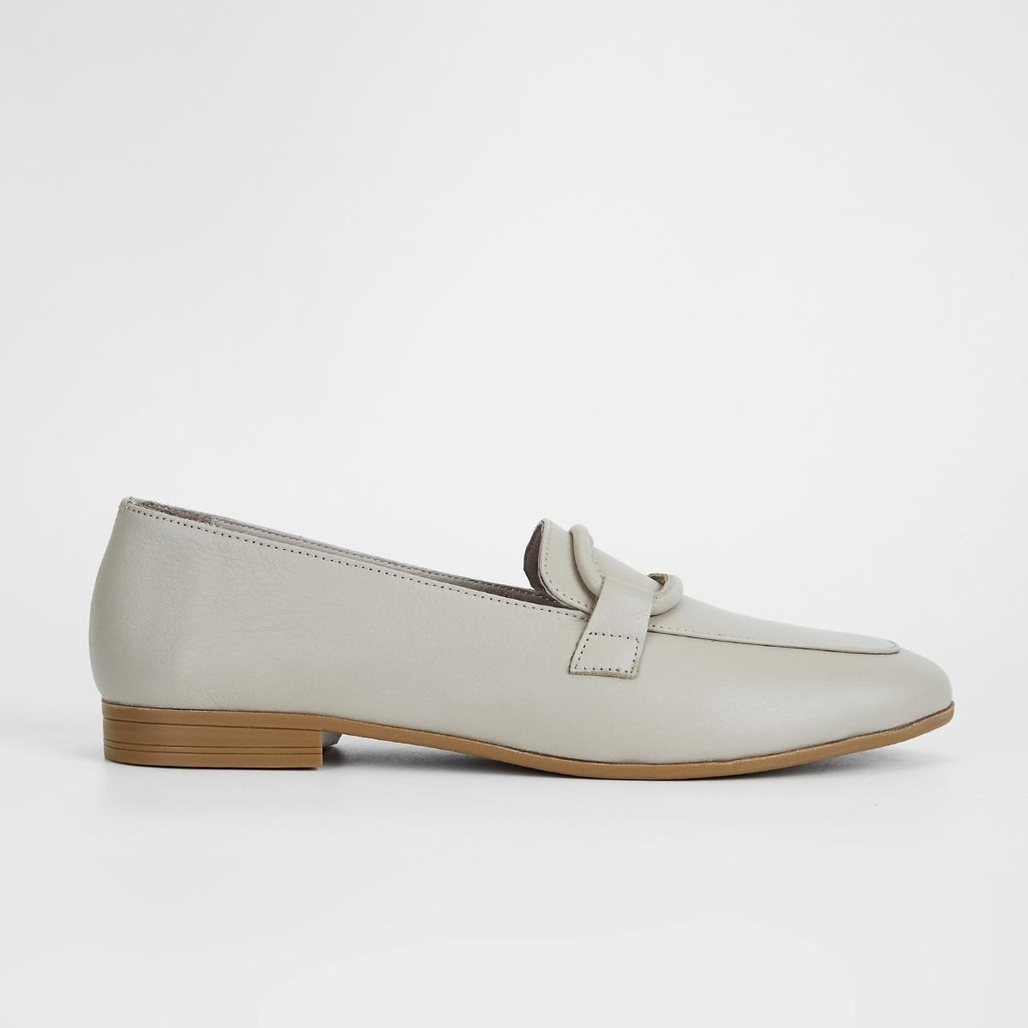 Valmenti Simax Kadın Taş dr Hakiki Deri Loafer Ayakkabı