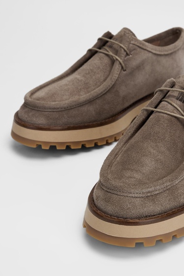  Valmenti Kadın Vizon Süet Hakiki Deri Casual Ayakkabı