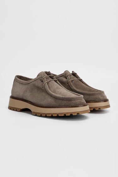  Valmenti Kadın Vizon Süet Hakiki Deri Casual Ayakkabı