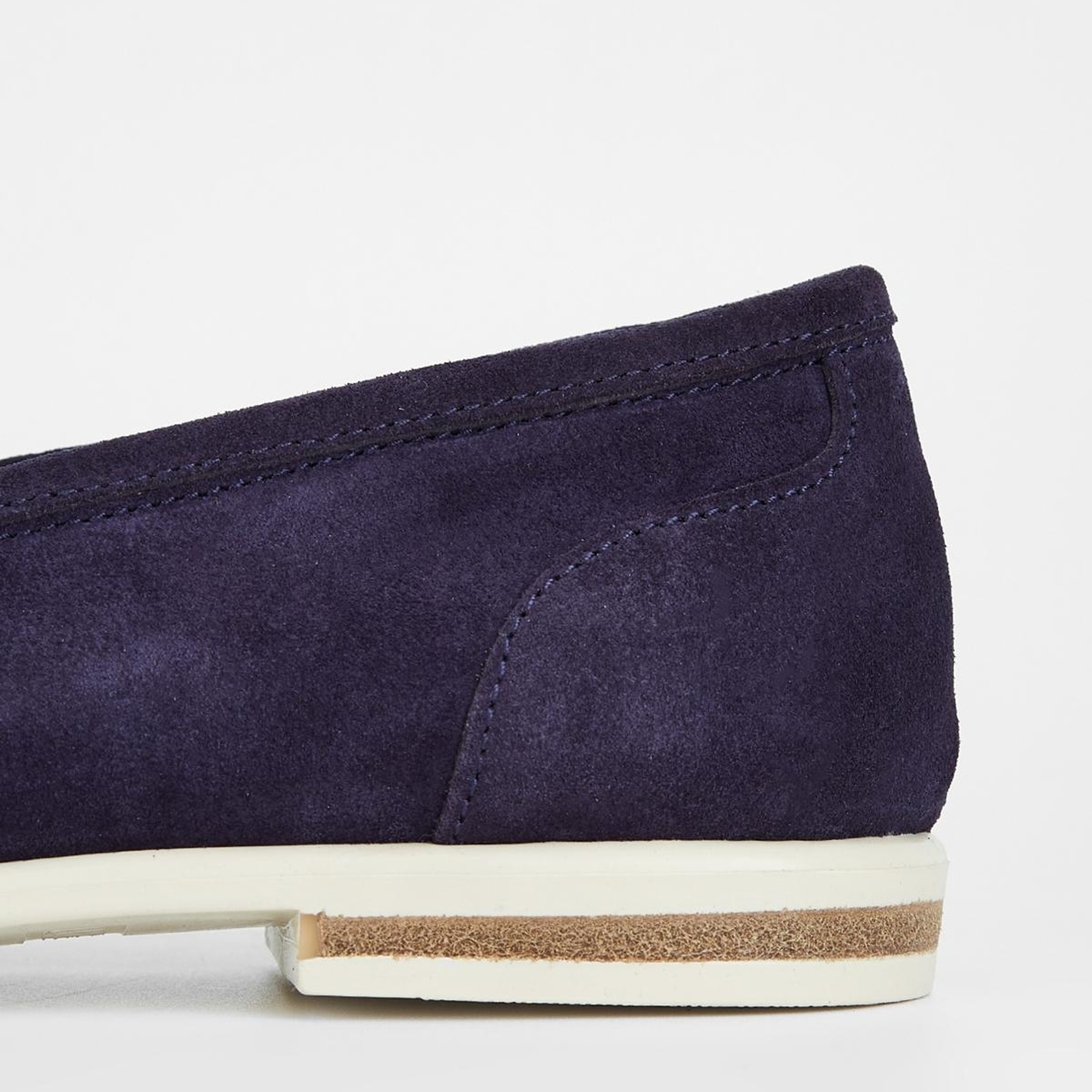 Valmenti Aegis Kadın Lacivert Süet Hakiki Deri Loafer Ayakkabı