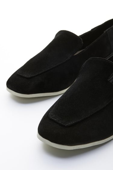  Valmenti Prunella Kadın Siyah Süet Hakiki Deri Loafer Ayakkabı