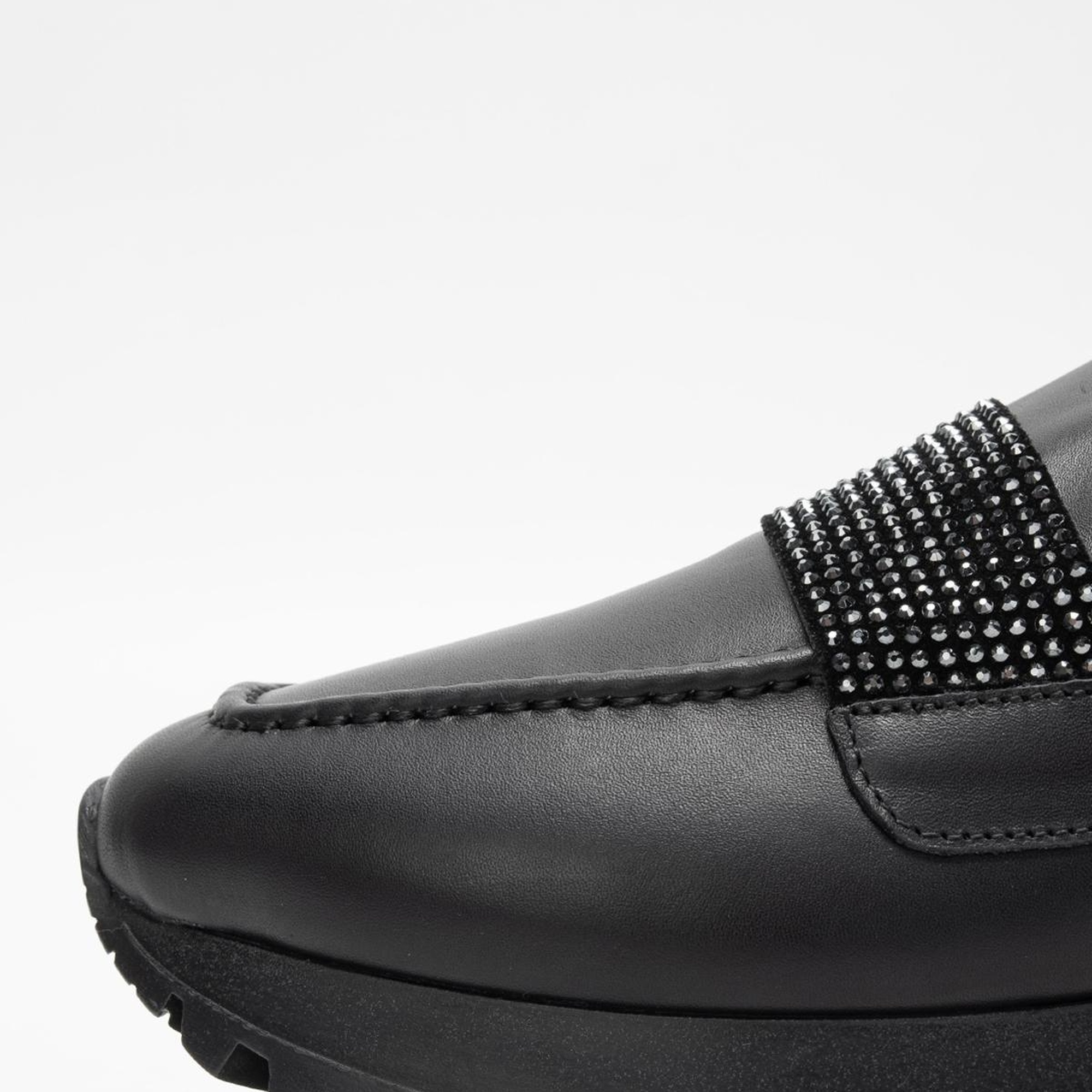 Valmenti Kadın Siyah Hakiki Deri Loafer Ayakkabı