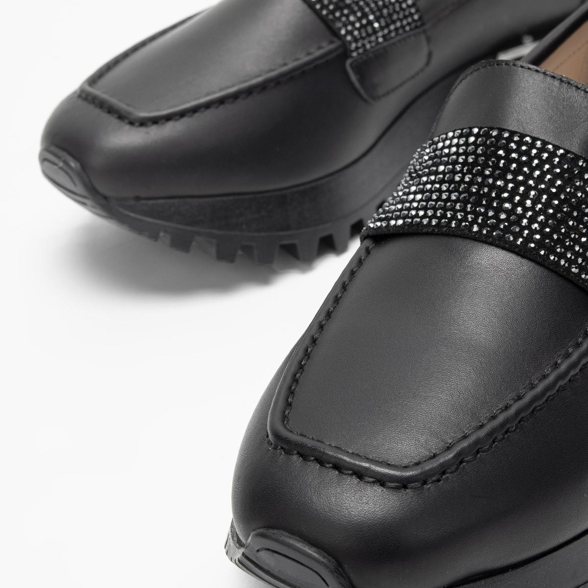 Valmenti Kadın Siyah Hakiki Deri Loafer Ayakkabı