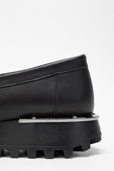  Valmenti Kadın Siyah Hakiki Deri Loafer Ayakkabı