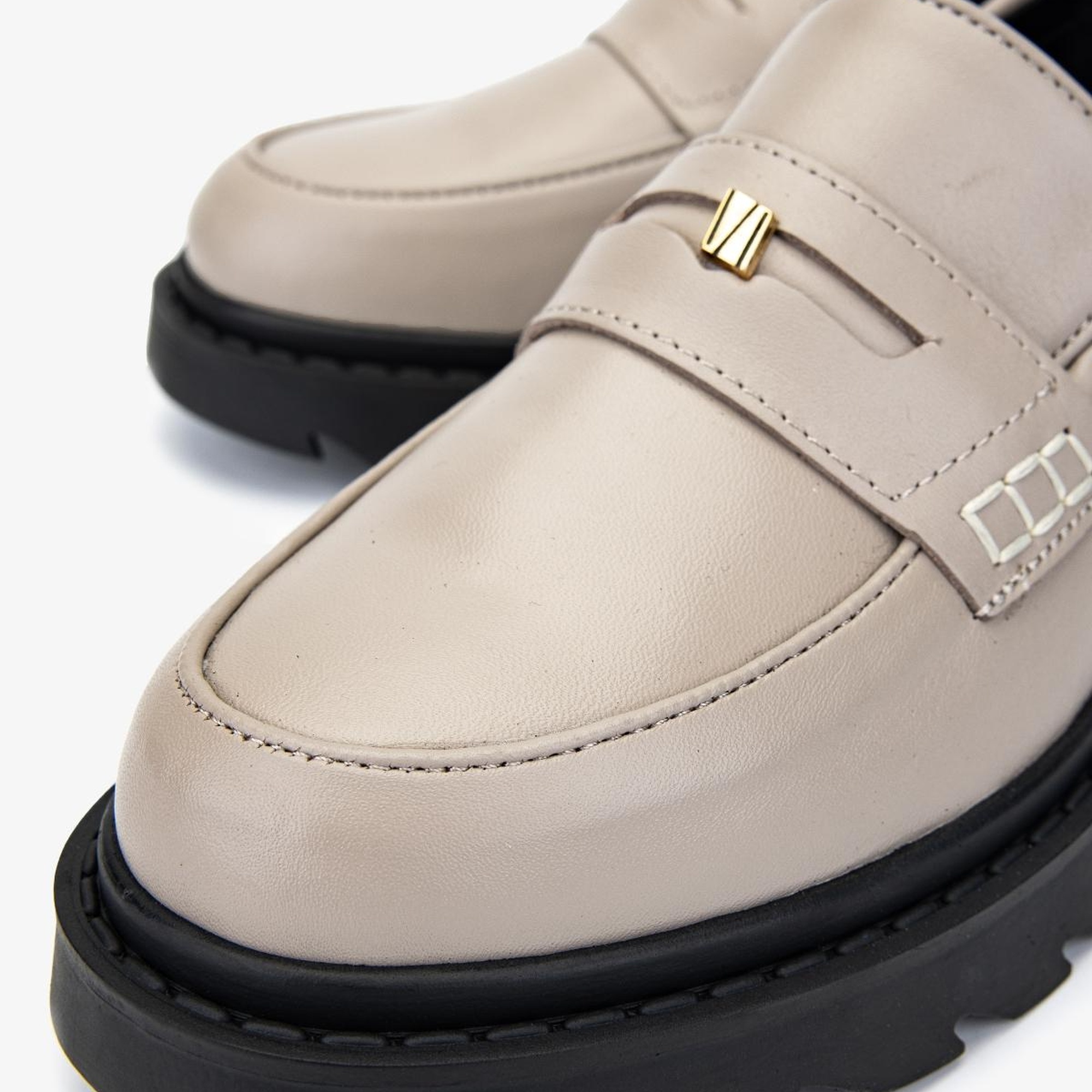 Valmenti Kadın Hakiki Deri Vizon Loafer Ayakkabı