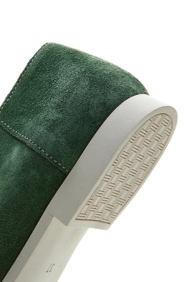  Valmenti Prunella Kadın Haki Süet Hakiki Deri Loafer Ayakkabı