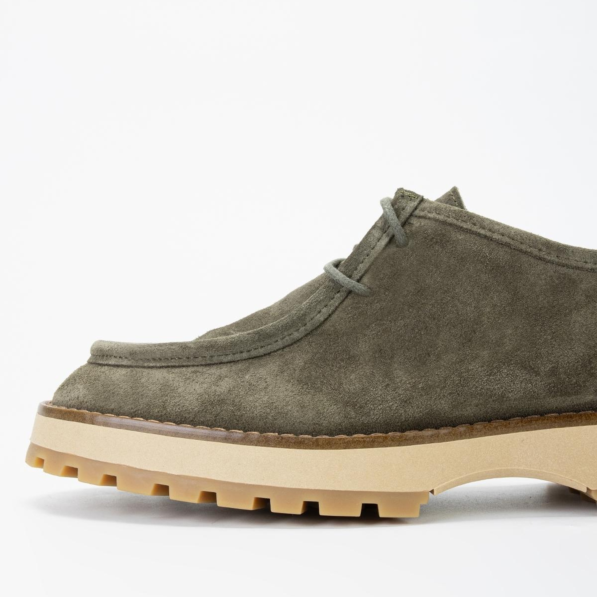 Valmenti Kadın Haki Süet Hakiki Deri Casual Ayakkabı