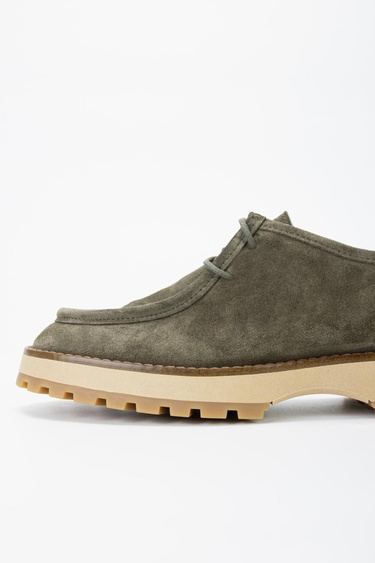  Valmenti Kadın Haki Süet Hakiki Deri Casual Ayakkabı