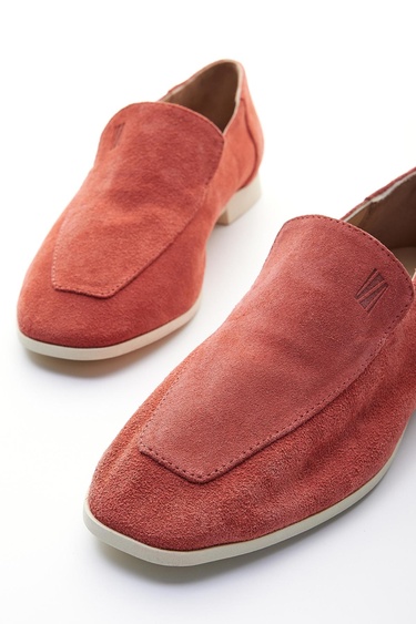  Valmenti Prunella Kadın Narçiçeği Süet Hakiki Deri Loafer Ayakkabı