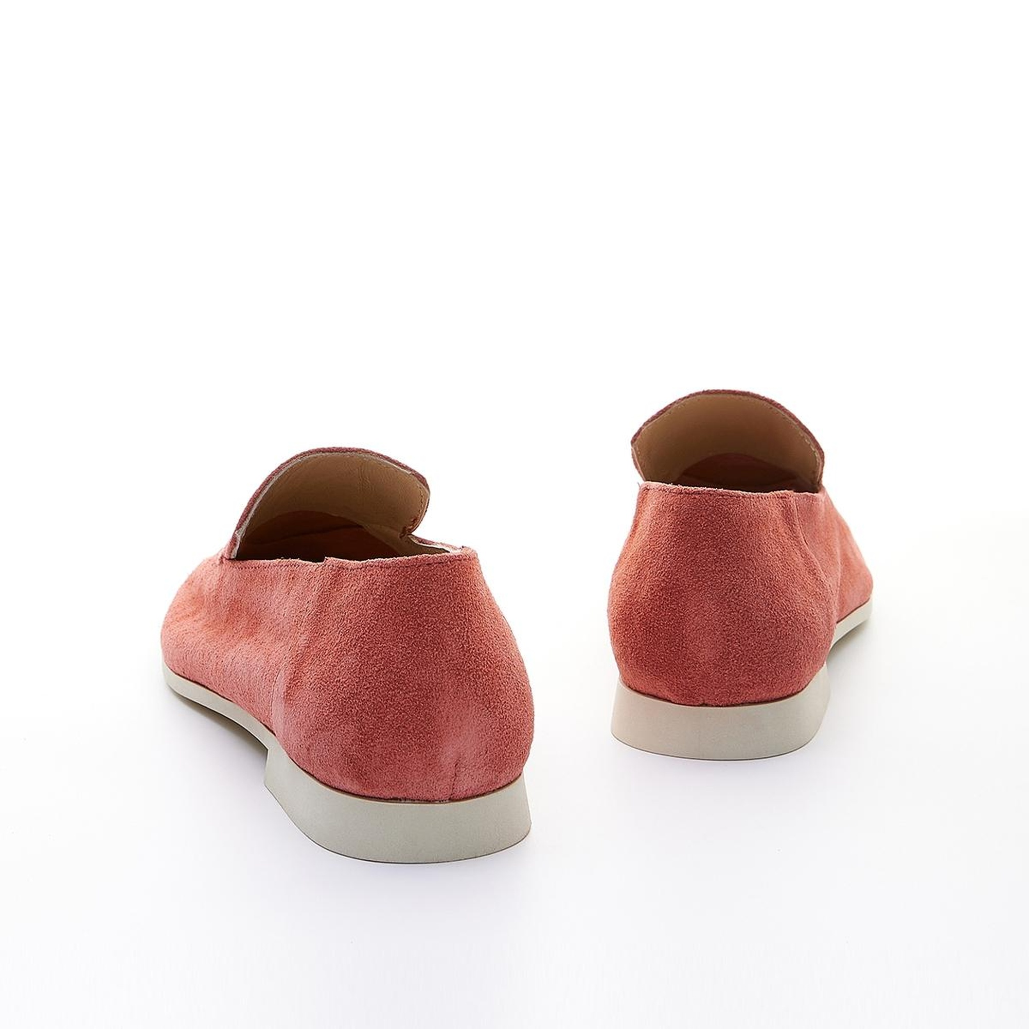 Valmenti Prunella Kadın Narçiçeği Süet Hakiki Deri Loafer Ayakkabı