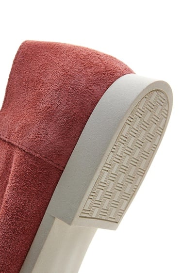  Valmenti Prunella Kadın Narçiçeği Süet Hakiki Deri Loafer Ayakkabı