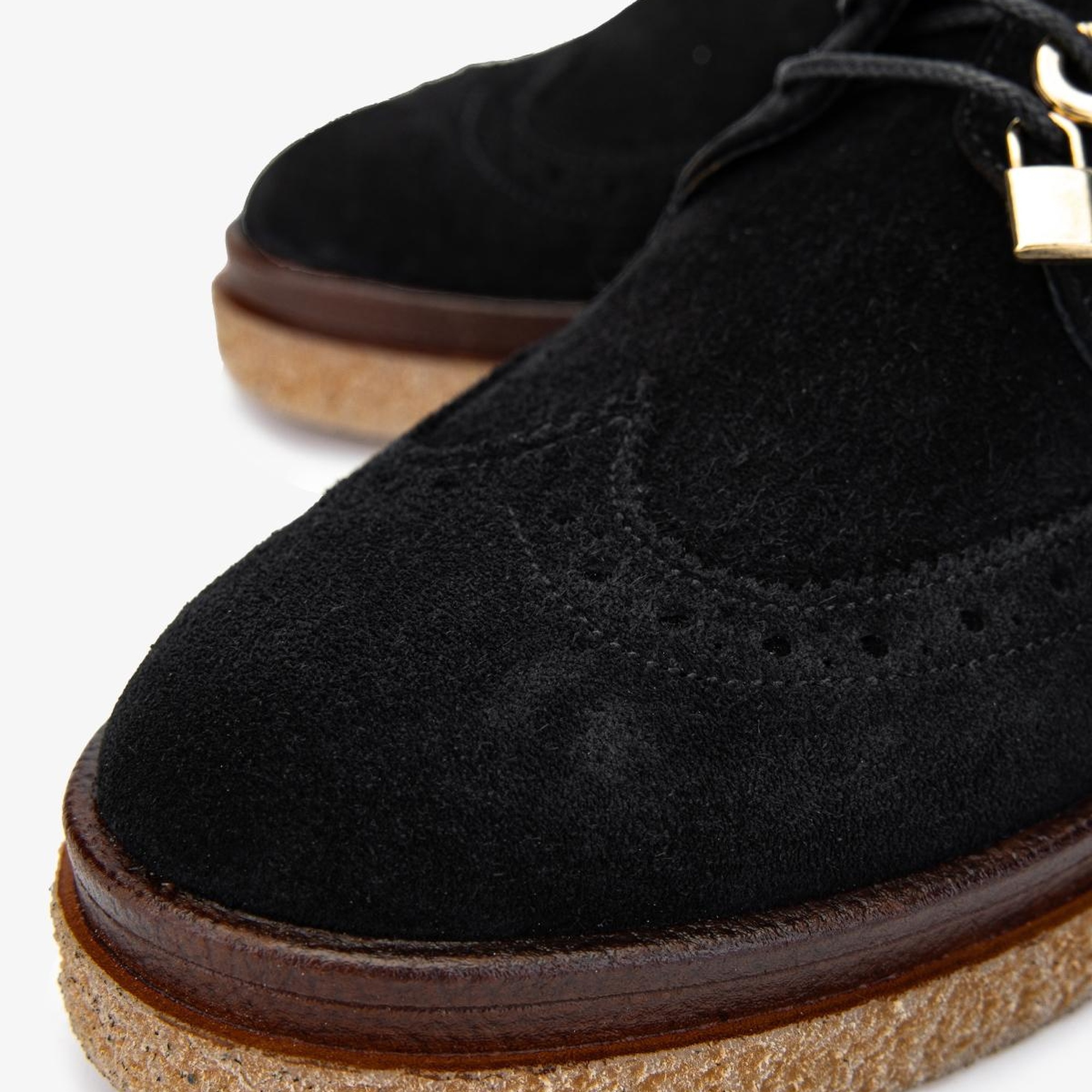 Valmenti Kadın Siyah Süet Casual Ayakkabı