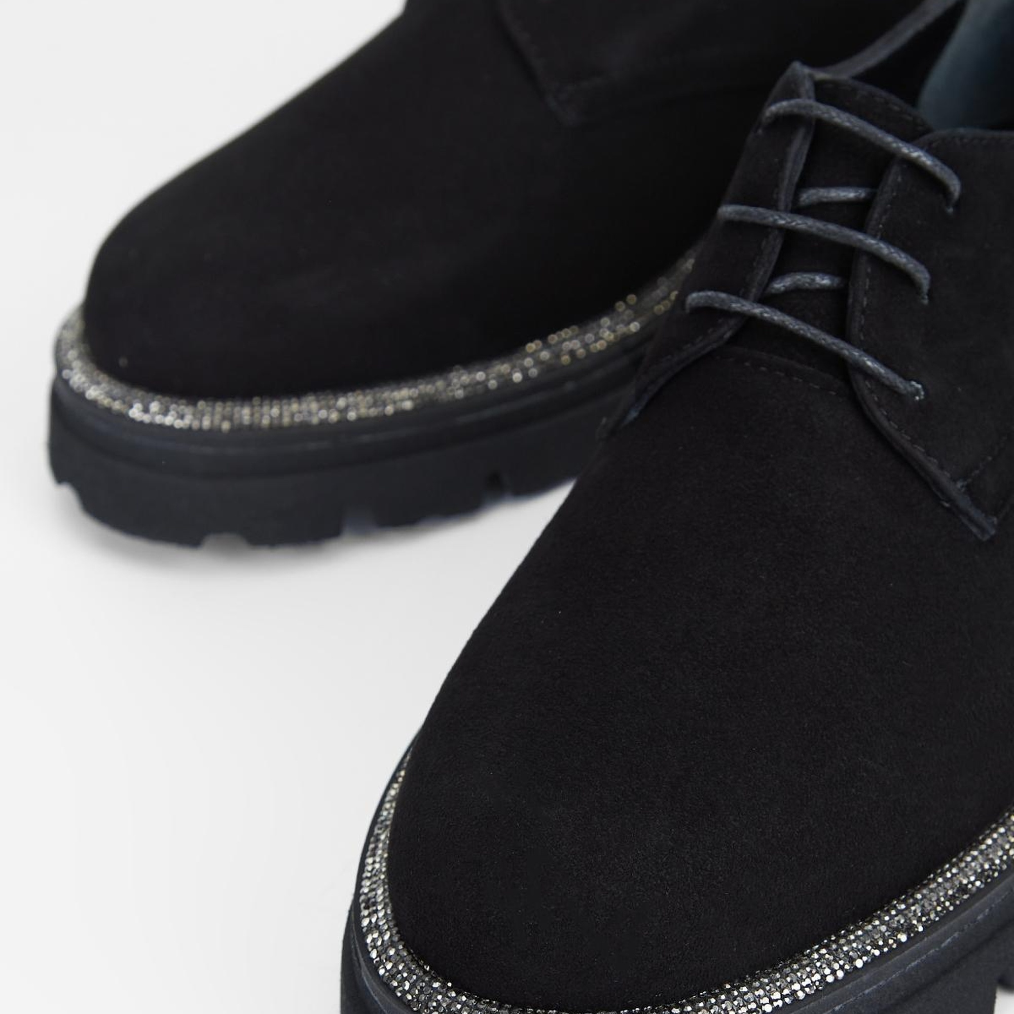 Valmenti Kadın Siyah Süet Hakiki Deri Loafer Ayakkabı