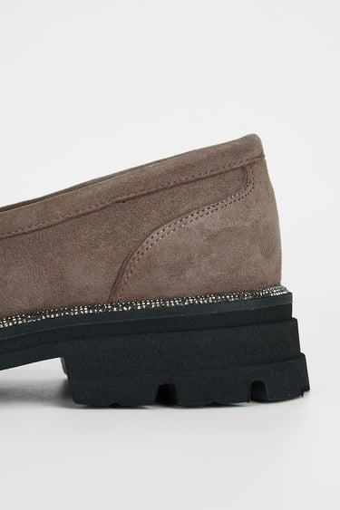  Valmenti Kadın Vizon Süet Hakiki Deri Loafer Ayakkabı