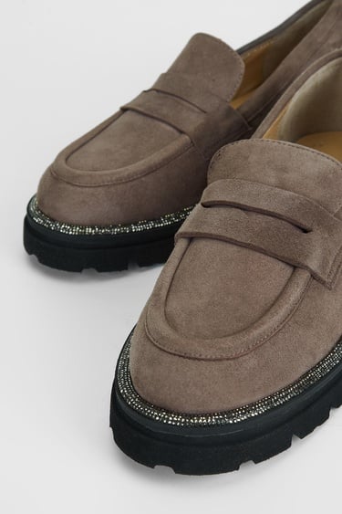  Valmenti Kadın Vizon Süet Hakiki Deri Loafer Ayakkabı