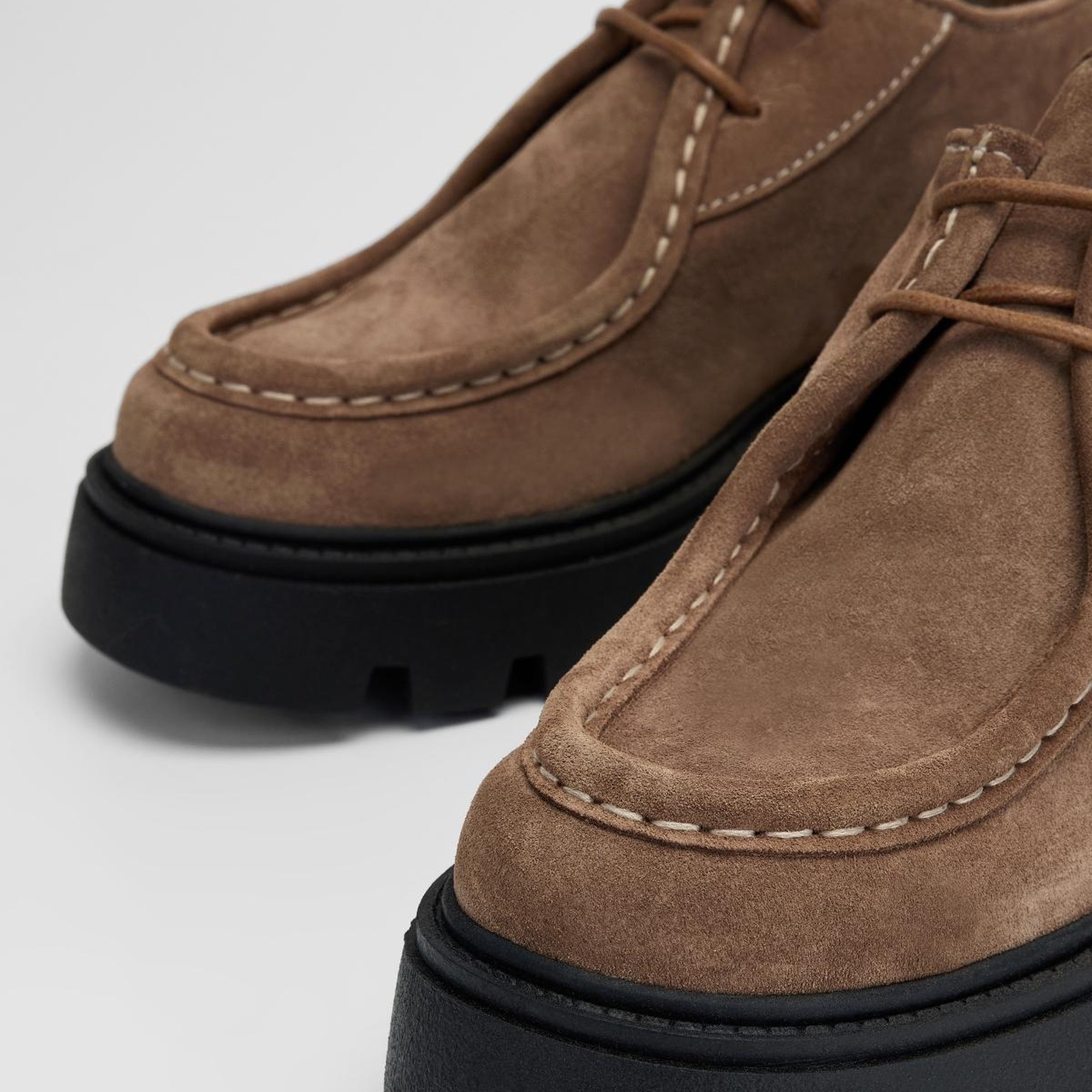 Valmenti Kadın Tütün Süet Hakiki Deri Casual Ayakkabı